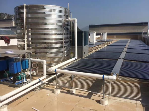 某酒店太阳能配空气能热水工程